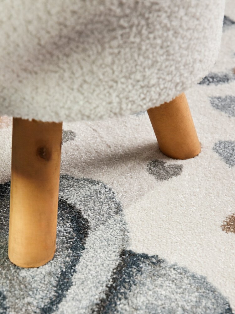 Kindervloerkleed - Little Elephant Crème/Multicolor Kindervloerkleed - Little Elephant Crème/Multicolor