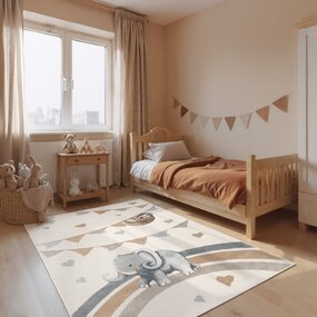 Villeroy & Boch Kindervloerkleed - Little Friends Crème/Multicolor Villeroy & Boch Kindervloerkleed - Little Friends Crème/Multicolor