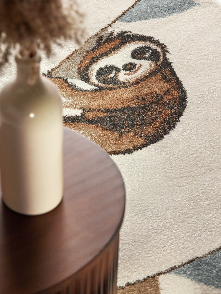 Kindervloerkleed - Little Friends Crème/Multicolor Kindervloerkleed - Little Friends Crème/Multicolor