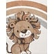 Kindervloerkleed - Lion Party Crème/Multicolor Kindervloerkleed - Lion Party Crème/Multicolor