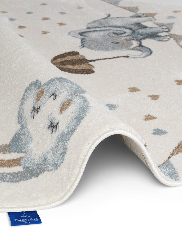 Rond kindervloerkleed – Rainbow Elephant Crème/Multicolor Rond kindervloerkleed – Rainbow Elephant Crème/Multicolor