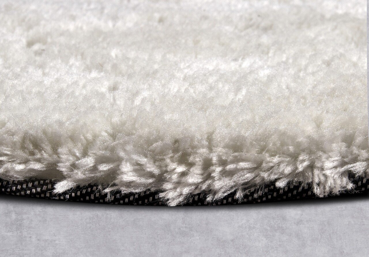 Rond hoogpolig vloerkleed - Olaf Shaggy Crème Rond hoogpolig vloerkleed - Olaf Shaggy Crème