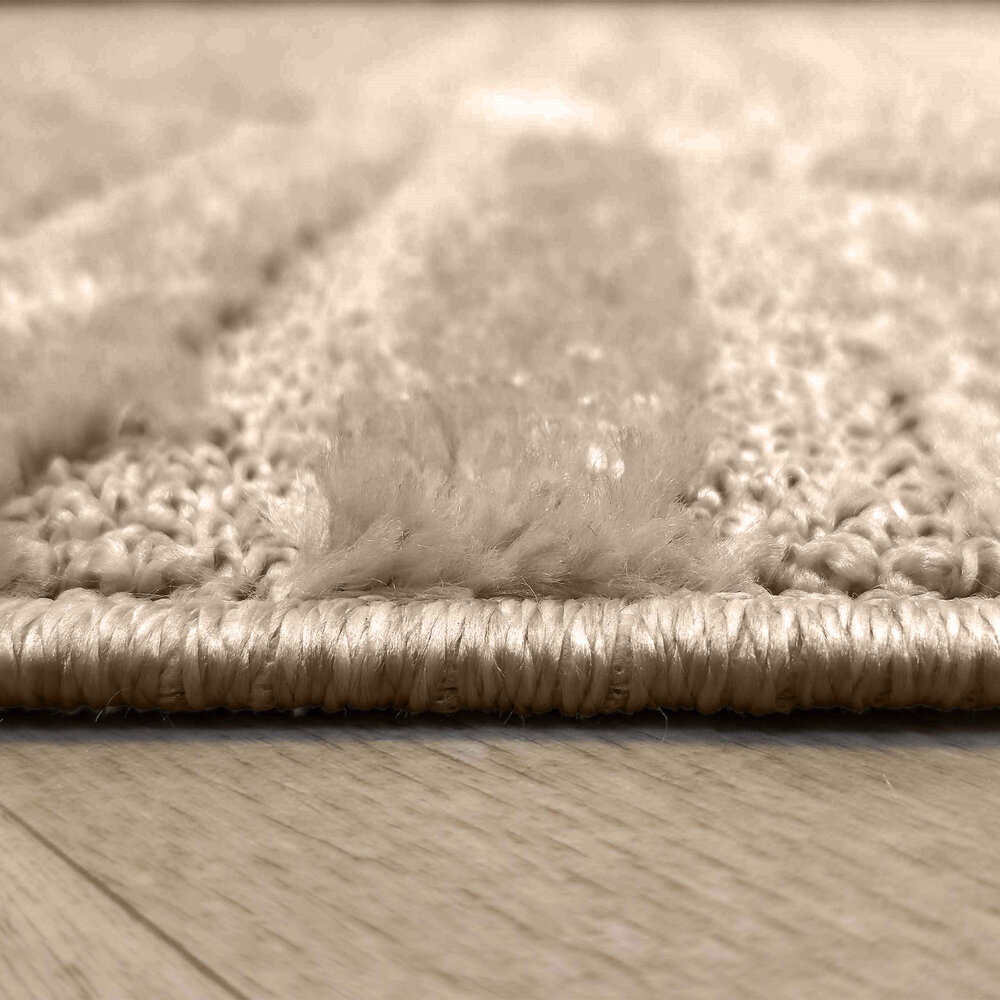 Scandinavisch vloerkleed - Skadi Curve Beige Scandinavisch vloerkleed - Skadi Curve Beige