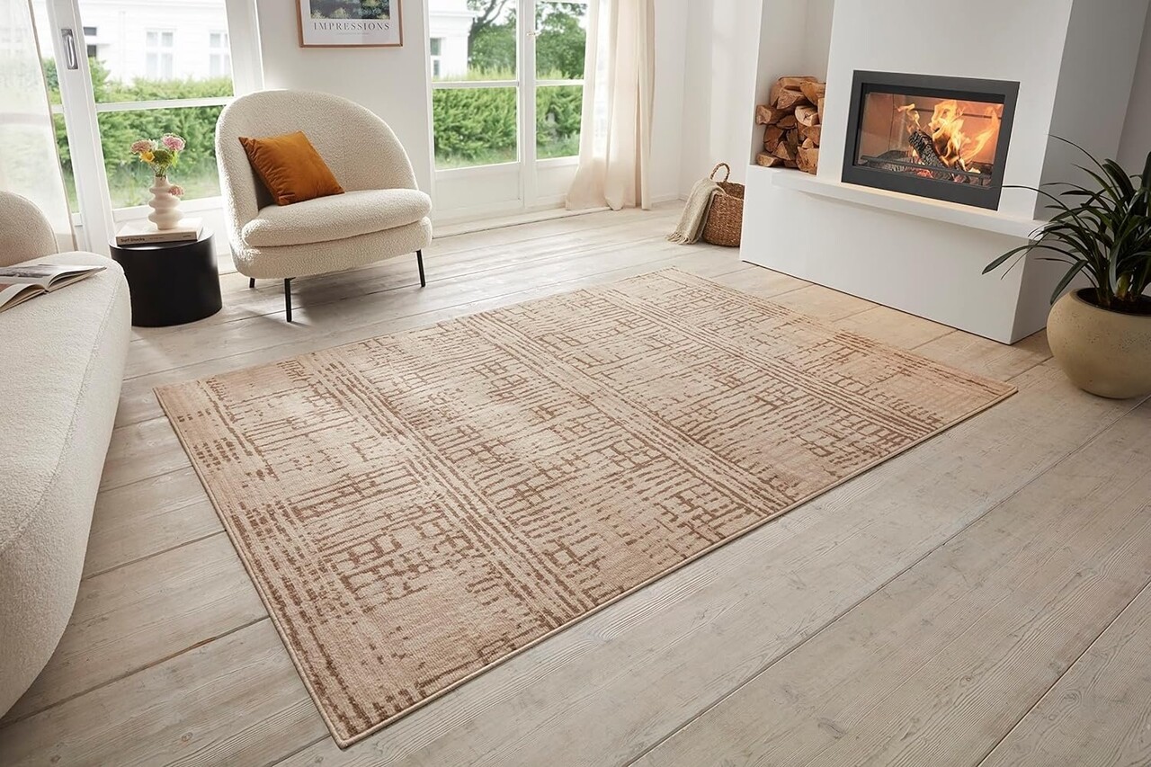 Vintage vloerkleed - Sole Beige - 200 X 280 CM Vintage vloerkleed - Sole Beige - 200 X 280 CM