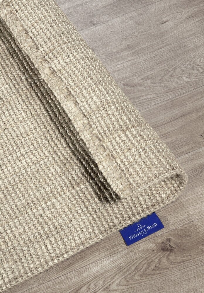 Jute vloerkleed - Rosalie Naturel/Crème - 200 X 290 CM Jute vloerkleed - Rosalie Naturel/Crème - 200 X 290 CM