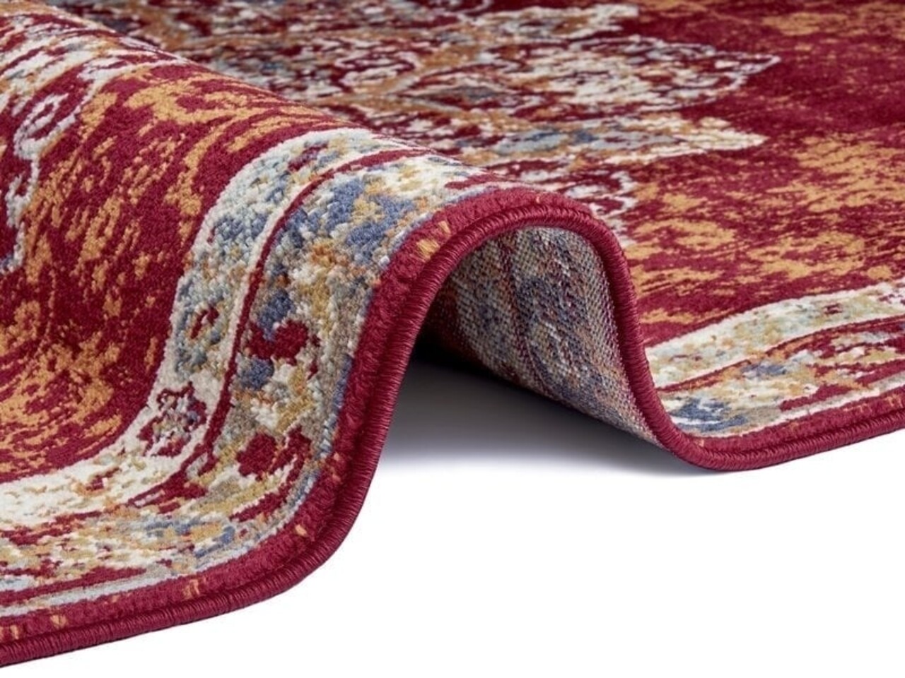 Vintage vloerkleed - Maderno Rood / Multi - 120 X 170 CM Vintage vloerkleed - Maderno Rood / Multi - 120 X 170 CM