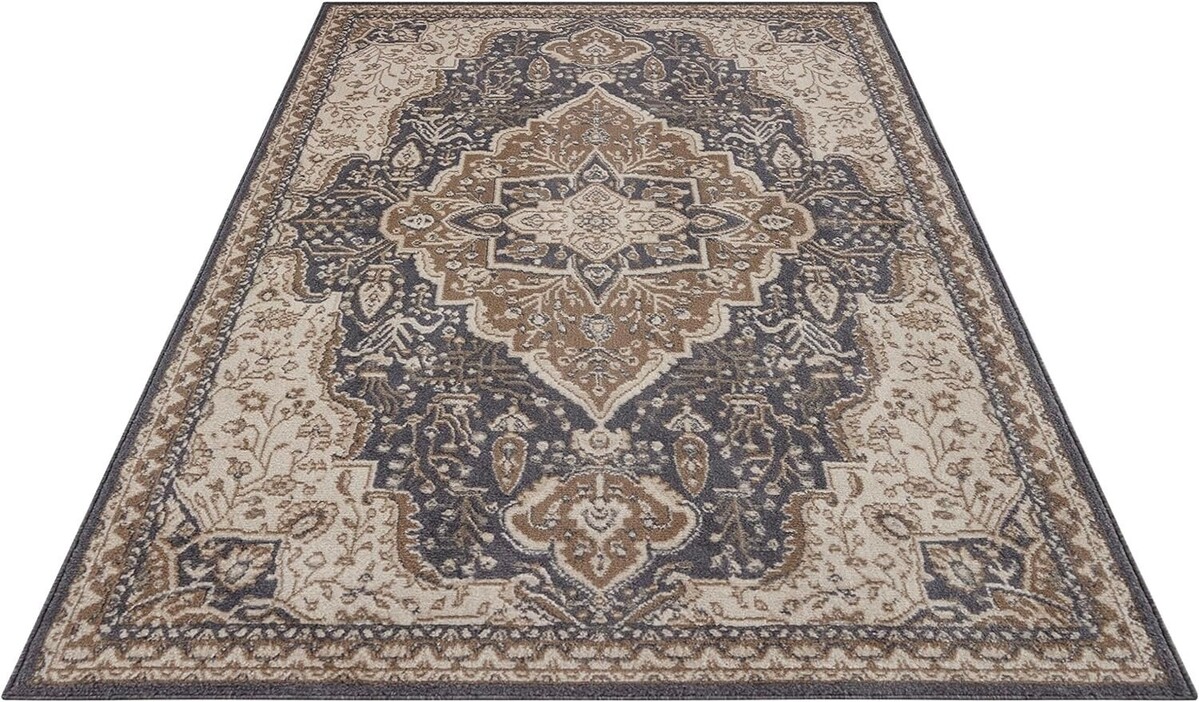 Vintage vloerkleed - Orken Gruis/Bruin - 200 X 280 CM