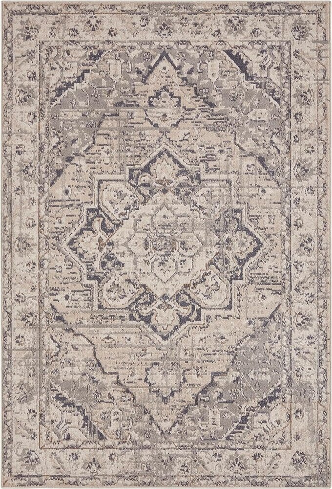 Vintage vloerkleed - Sand Crème / Grijs - 200 X 280 CM Vintage vloerkleed - Sand Crème / Grijs - 200 X 280 CM