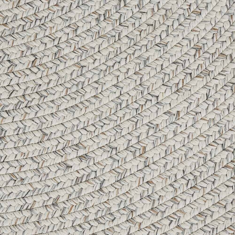 Rond Binnen- En Buitenkleed - Trenzado Wit/Grijs - Ø 200 CM Rond Binnen- En Buitenkleed - Trenzado Wit/Grijs - Ø 200 CM