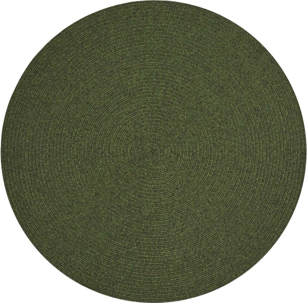 Rond Binnen- En Buitenkleed - Trenzado Groen - Ã˜ 200 CM