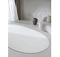 Ovaal wollen vloerkleed - Francois Wit/Crème - 160 X 230 CM Ovaal