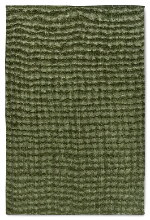 Jute vloerkleed - Rosalie Jungle Groen - 80 X 200 CM Jute vloerkleed - Rosalie Jungle Groen - 80 X 200 CM