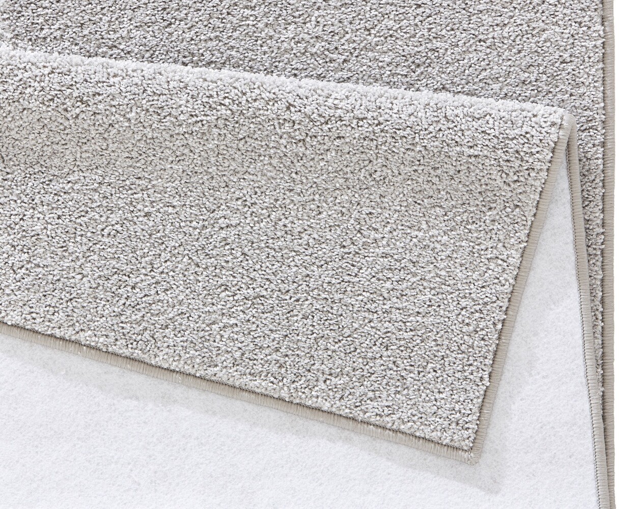 Effen vloerkleed - Pure Grijs - 160x240 cm