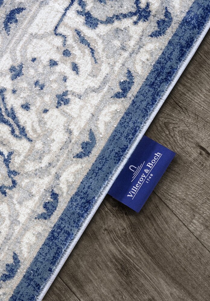 Vintage vloerkleed - Gabrielle Blauw/Crème - 160x235 cm Vintage vloerkleed - Gabrielle Blauw/Crème - 160x235 cm