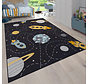 Kindervloerkleed - Binola Astronaut Zwart - 160x220 cm