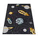 Kindervloerkleed - Binola Astronaut Zwart - 160x220 cm