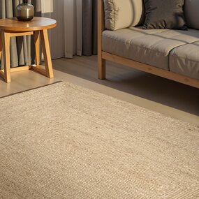 Jute vloerkleed - Sharmila Crème - 200x300 cm Jute vloerkleed - Sharmila Crème - 200x300 cm