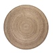 Jute vloerkleed - Rangpur Rond Taupe - 200cm rond Ã˜