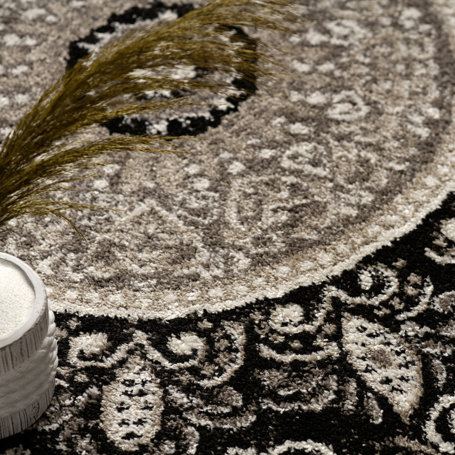 Laagpolig Modern Vloerkleed Sinovo - Bruin - 160x220 cm