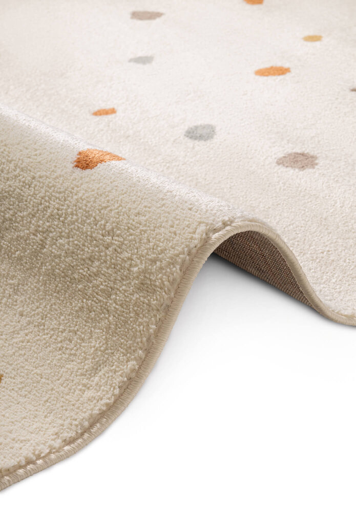 Kindervloerkleed - Funny Dots Crème/Kleurrijk - 160x235 cm Kindervloerkleed - Funny Dots Crème/Kleurrijk - 160x235 cm