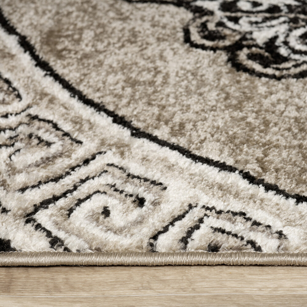 Laagpolig Modern Vloerkleed Sinovo - Bruin - 160x220 cm