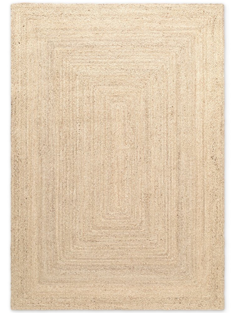 Jute vloerkleed - Sharmila Crème - 200x300 cm Jute vloerkleed - Sharmila Crème - 200x300 cm