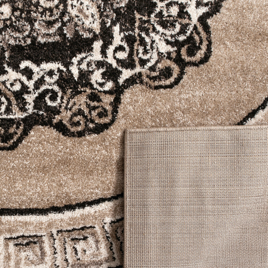 Laagpolig Modern Vloerkleed Sinovo - Bruin - 160x220 cm