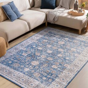 Vintage vloerkleed - Burano Blauw