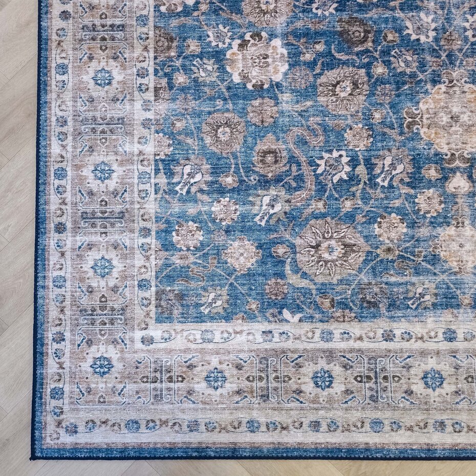 Vintage vloerkleed - Burano Blauw