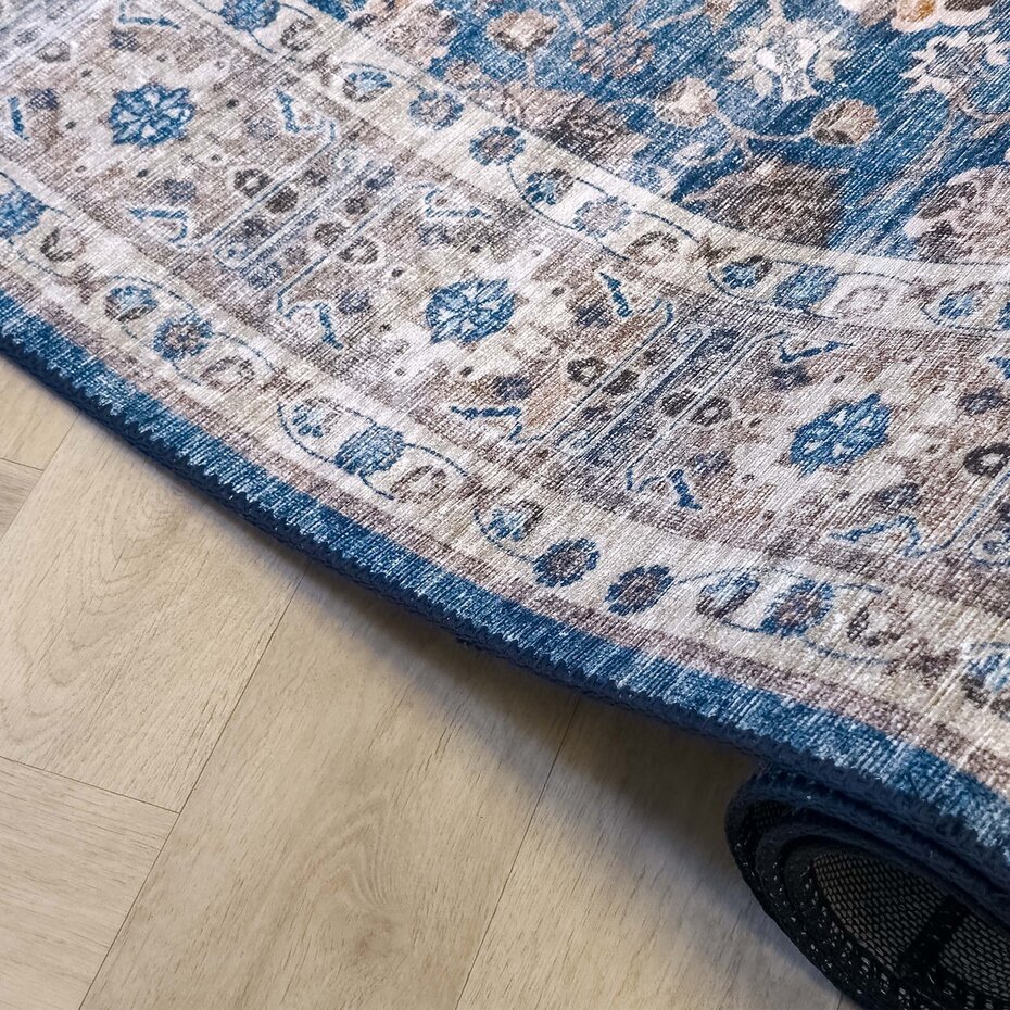 Vintage vloerkleed - Burano Blauw