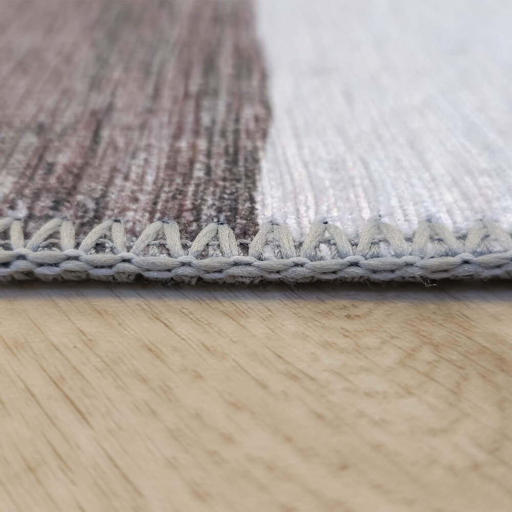 Abstract vloerkleed - Burano Bruin