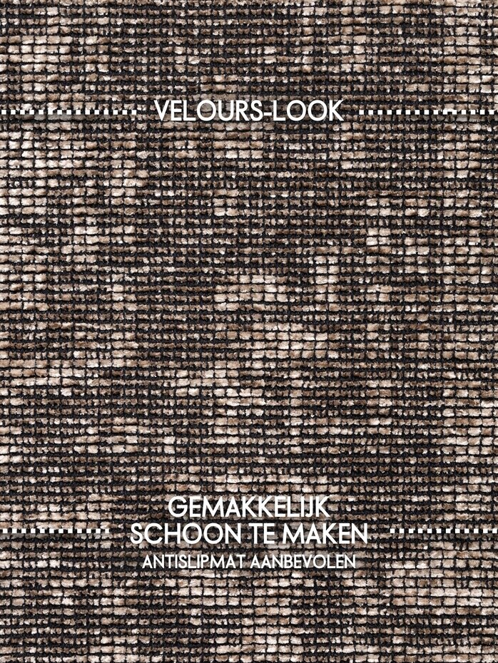 Rond vintage vloerkleed - Prisma Beige