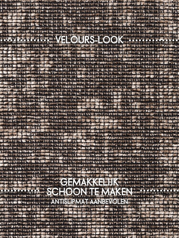 Rond vintage vloerkleed - Prisma Beige