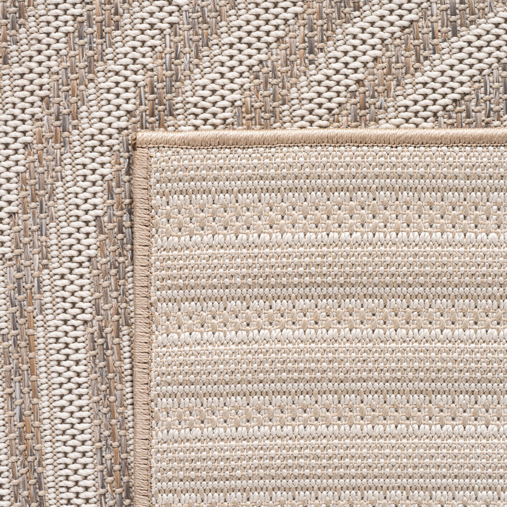 Japandi buitenkleed - Brezza Curve Beige Japandi buitenkleed - Brezza Curve Beige