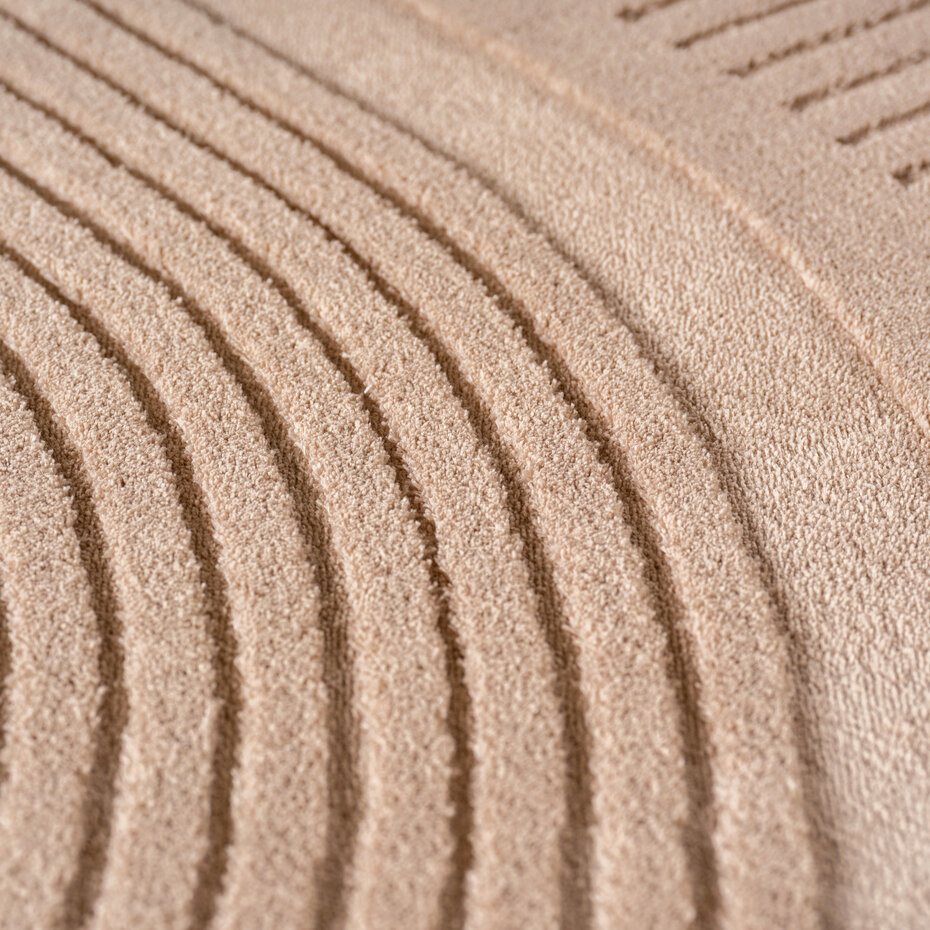 Modern vloerkleed - Sensi Curve Beige Modern vloerkleed - Sensi Curve Beige