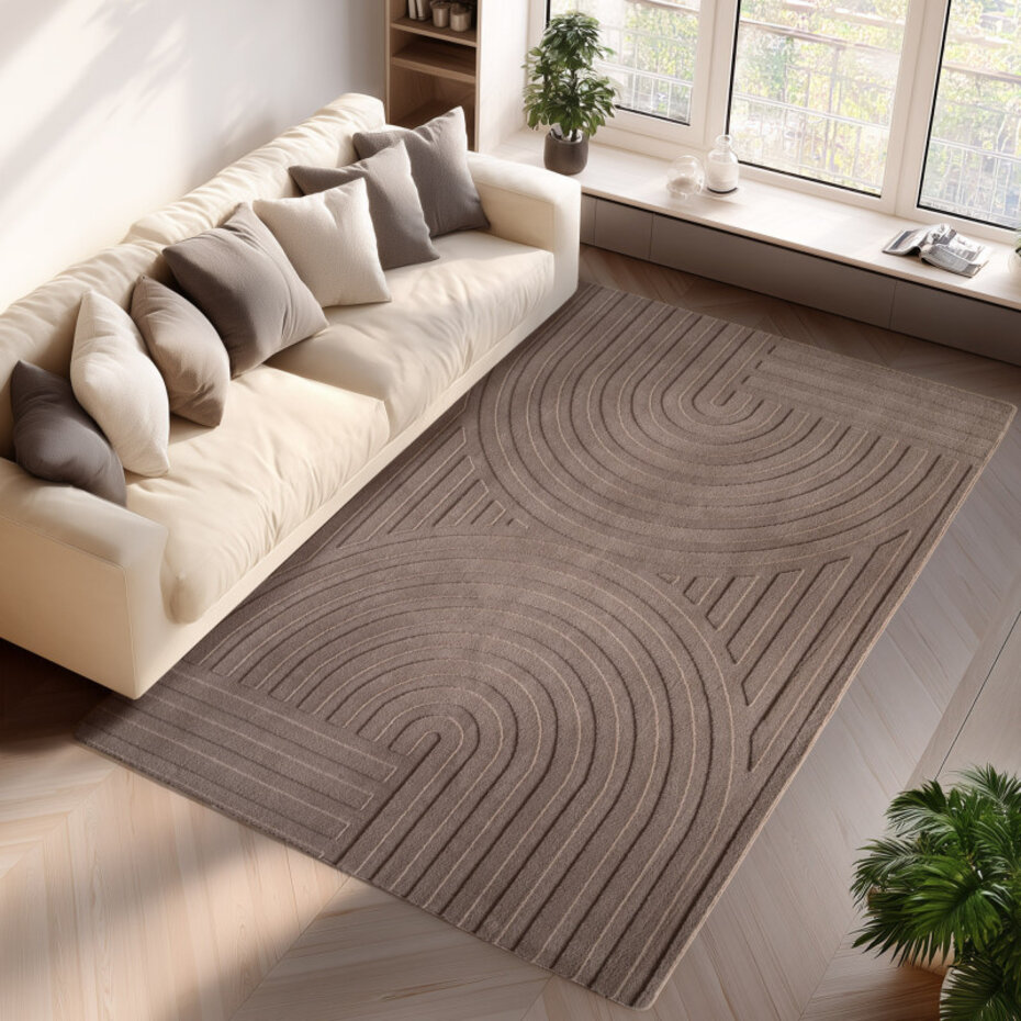 Modern vloerkleed - Sensi Japandi Beige Modern vloerkleed - Sensi Japandi Beige