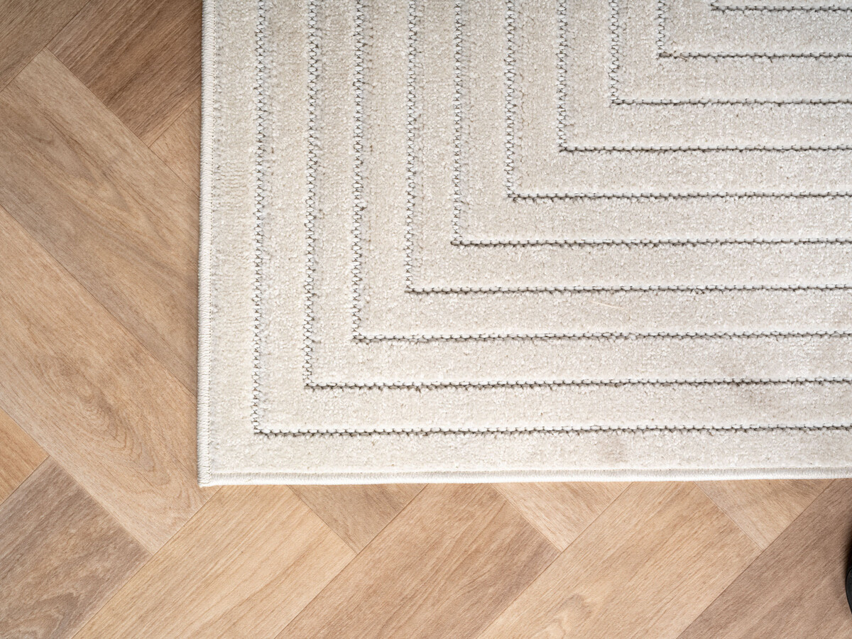 Modern binnen- en buitenkleed - Novara Creme Modern binnen- en buitenkleed - Novara Creme