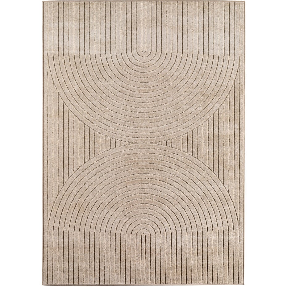 Japandi binnen- en buitenkleed - Novara Beige Japandi binnen- en buitenkleed - Novara Beige