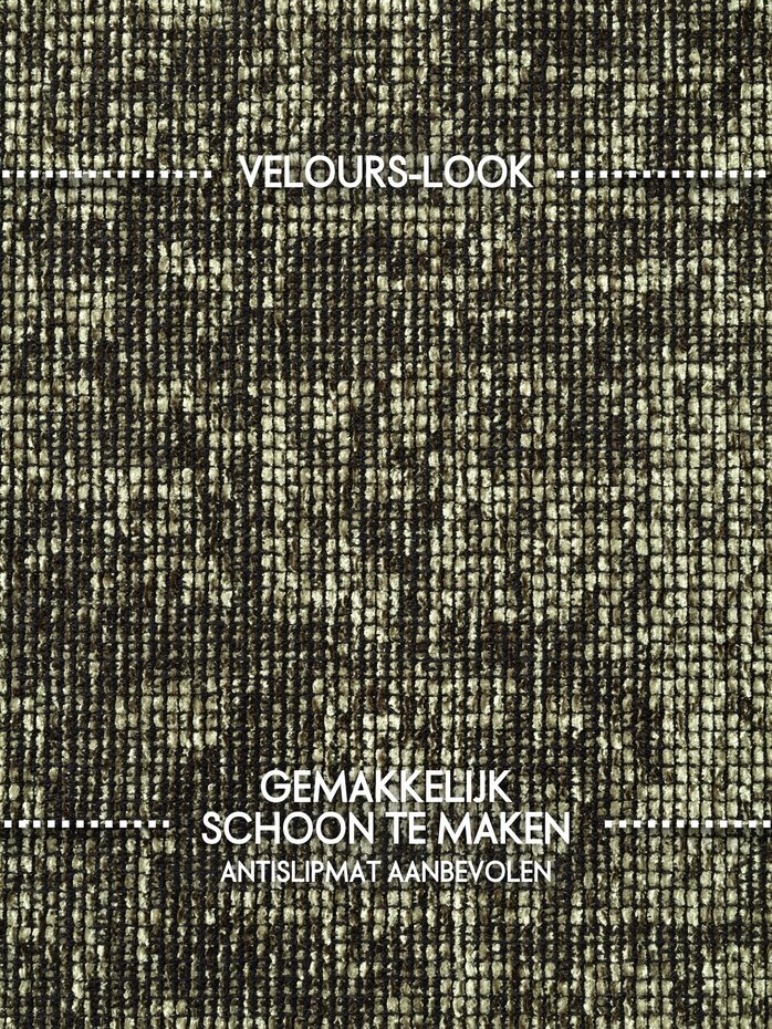 Rond vintage vloerkleed - Prisma Groen