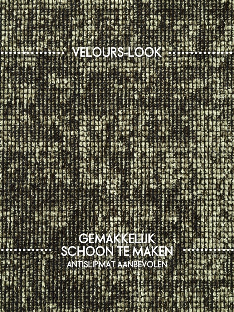 Rond vintage vloerkleed - Prisma Groen