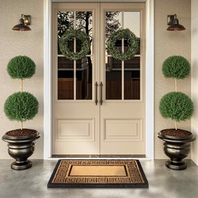 Villeroy & Boch Deurmat - Cocos Porte Louis Beige/Zwart Villeroy & Boch Deurmat - Cocos Porte Louis Beige/Zwart