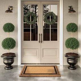 Villeroy & Boch Deurmat - Cocos Porte Gaspard Beige/Zwart Villeroy & Boch Deurmat - Cocos Porte Gaspard Beige/Zwart