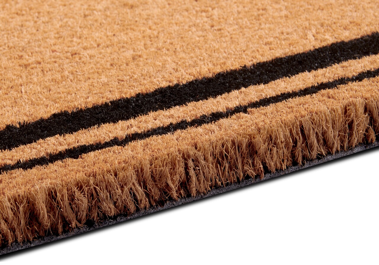 Deurmat - Cocos Porte Gaspard Beige/Zwart Deurmat - Cocos Porte Gaspard Beige/Zwart