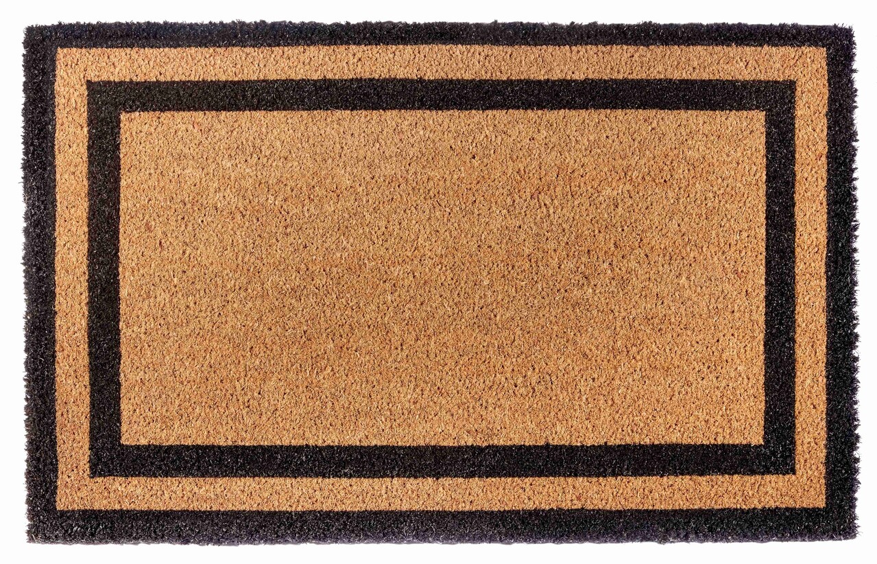 Deurmat - Cocos Porte Claude Beige/Zwart Deurmat - Cocos Porte Claude Beige/Zwart