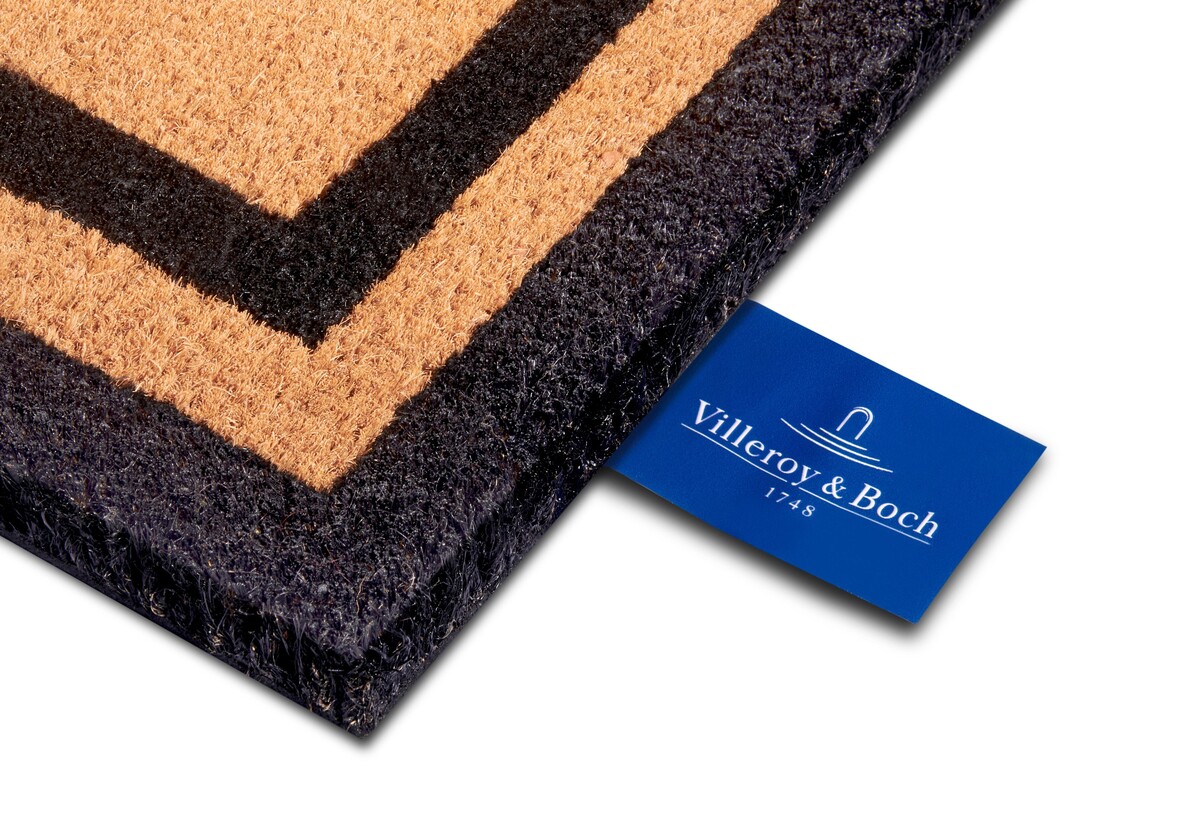 Deurmat - Cocos Porte Claude Beige/Zwart Deurmat - Cocos Porte Claude Beige/Zwart