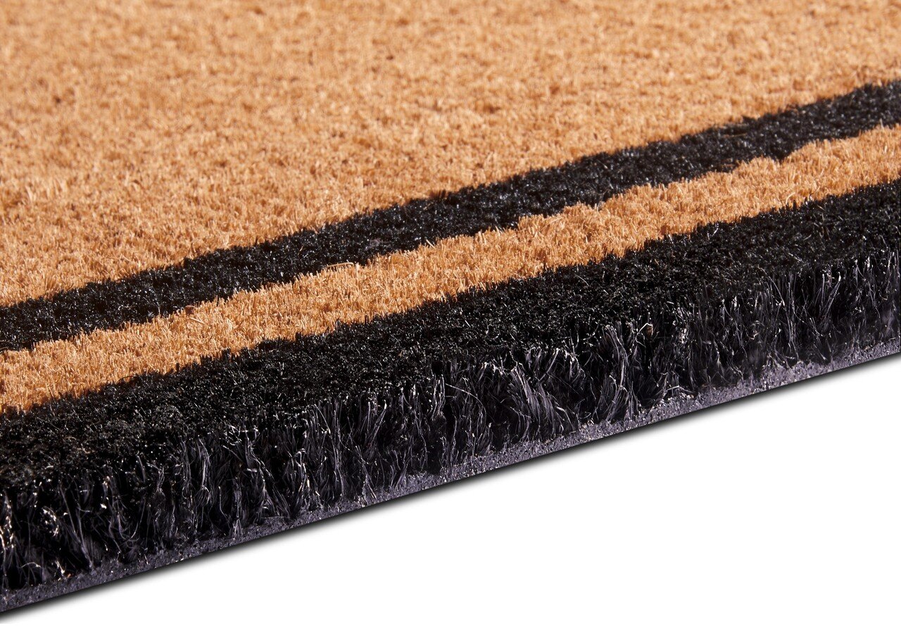 Deurmat - Cocos Porte Claude Beige/Zwart Deurmat - Cocos Porte Claude Beige/Zwart