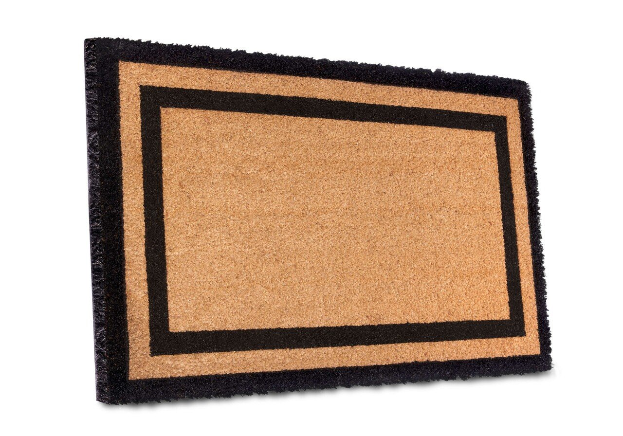 Deurmat - Cocos Porte Claude Beige/Zwart Deurmat - Cocos Porte Claude Beige/Zwart