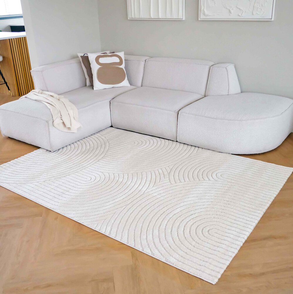 Japandi vloerkleed - Skando Crème Japandi vloerkleed - Skando Crème