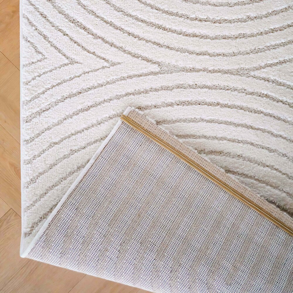 Japandi vloerkleed - Skando Crème Japandi vloerkleed - Skando Crème