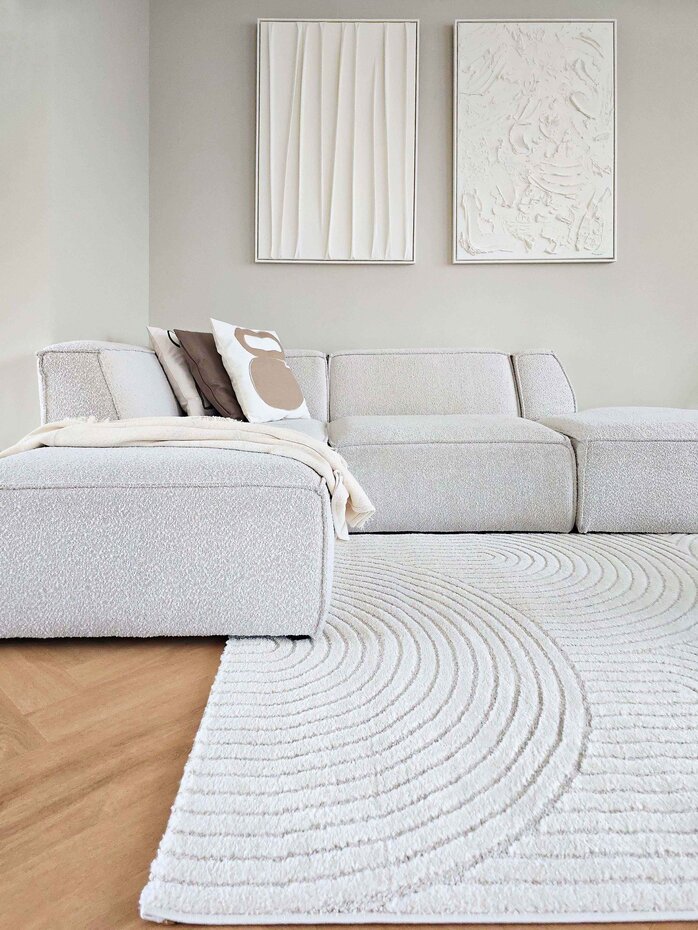 Japandi vloerkleed - Skando Crème Japandi vloerkleed - Skando Crème